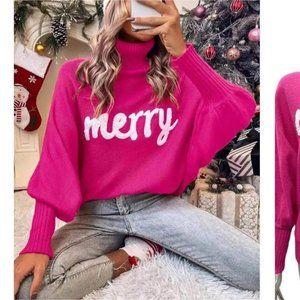 MERRY Sweater Pink